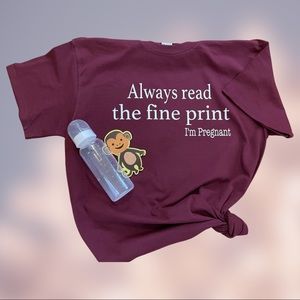 Personalized tshirt baby announcement